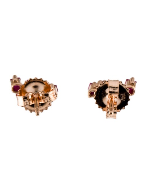Suzanne Kalan 18K Ruby Stud Earrings