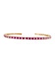 Suzanne Kalan 18K Sapphire, Ruby & Diamond Flexible Cuff Bracelet