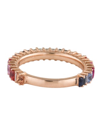 Suzanne Kalan 18K Sapphire, Ruby & Diamond Band