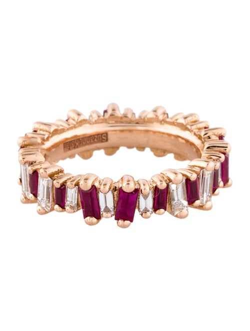 Suzanne Kalan 18K Ruby & Diamond Eternity Band