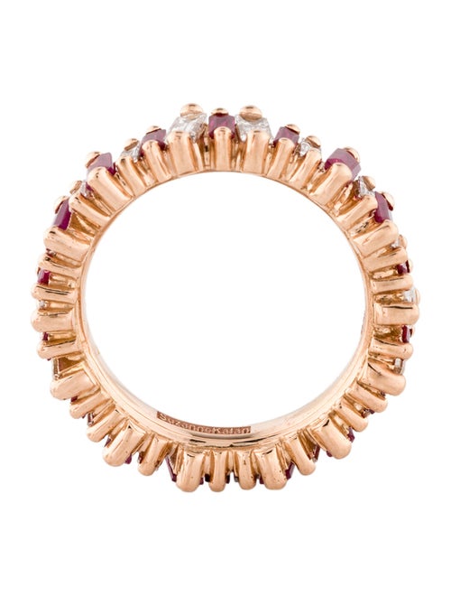 Suzanne Kalan 18K Ruby & Diamond Eternity Band