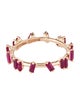Suzanne Kalan 18K Ruby & Synthetic Ruby Barbwire Ring