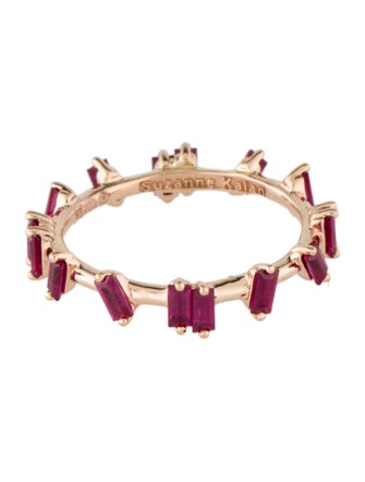 Suzanne Kalan 18K Ruby & Synthetic Ruby Barbwire Ring