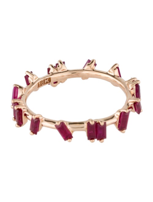 Suzanne Kalan 18K Ruby & Synthetic Ruby Barbwire Ring