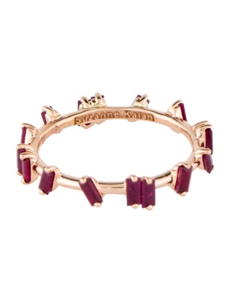 Suzanne Kalan 18K Ruby & Synthetic Ruby Barbwire Ring