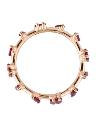 Suzanne Kalan 18K Ruby & Synthetic Ruby Barbwire Ring