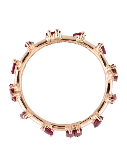 Suzanne Kalan 18K Ruby & Synthetic Ruby Barbwire Ring