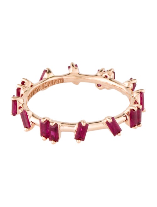 Suzanne Kalan 18K Ruby & Synthetic Ruby Barbwire Ring