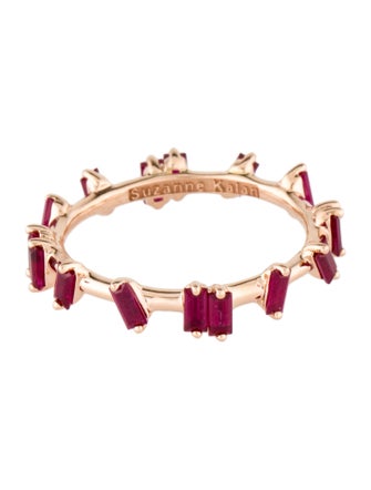 Suzanne Kalan 18K Ruby & Synthetic Ruby Barbwire Ring