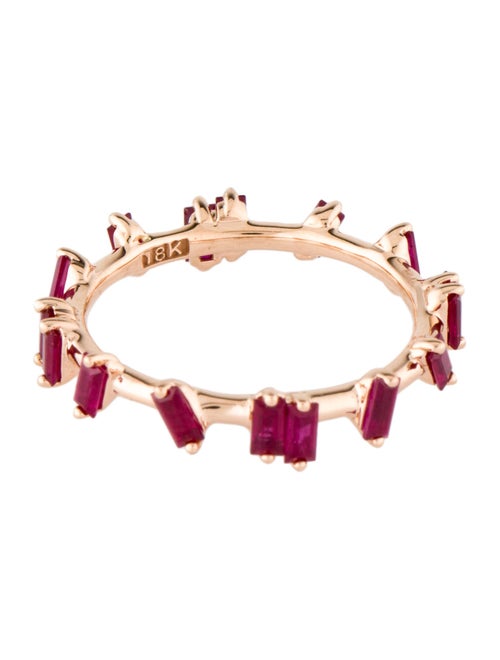Suzanne Kalan 18K Ruby & Synthetic Ruby Barbwire Ring