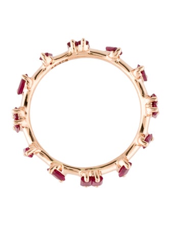 Suzanne Kalan 18K Ruby & Synthetic Ruby Barbwire Ring