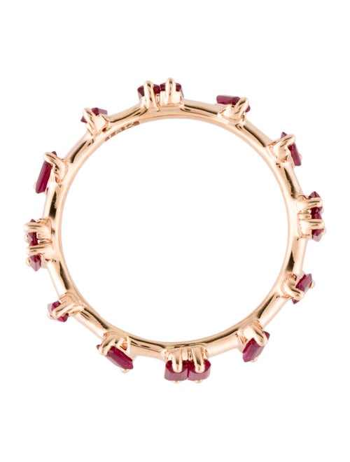 Suzanne Kalan 18K Ruby & Synthetic Ruby Barbwire Ring