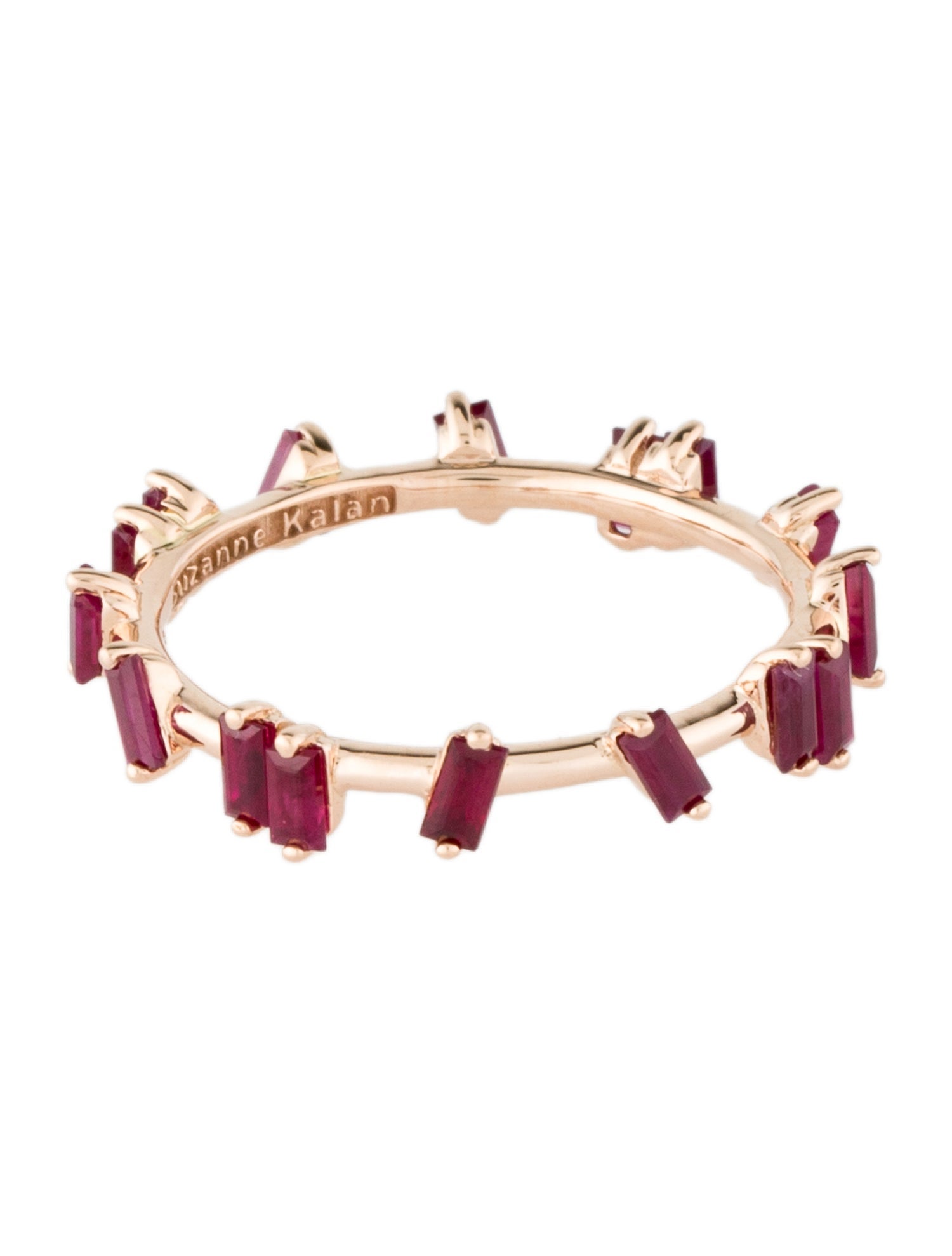 Suzanne Kalan 18K Ruby & Synthetic Ruby Barbwire Ring
