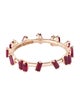 Suzanne Kalan 18K Ruby & Synthetic Ruby Barbwire Ring