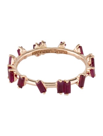 Suzanne Kalan 18K Ruby & Synthetic Ruby Barbwire Ring