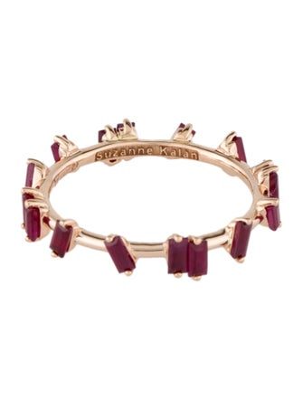 Suzanne Kalan 18K Ruby & Synthetic Ruby Barbwire Ring