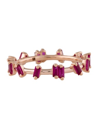 Suzanne Kalan 18K Ruby & Synthetic Ruby Barbwire Ring