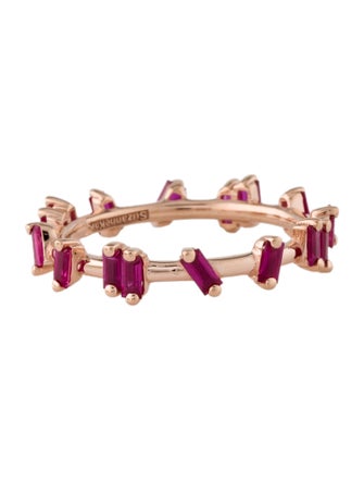 Suzanne Kalan 18K Ruby & Synthetic Ruby Barbwire Ring