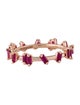 Suzanne Kalan 18K Ruby & Synthetic Ruby Barbwire Ring