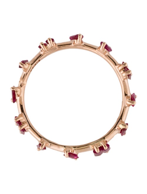 Suzanne Kalan 18K Ruby & Synthetic Ruby Barbwire Ring