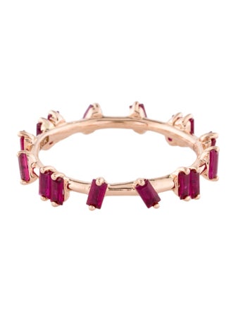 Suzanne Kalan 18K Ruby & Synthetic Ruby Barbwire Ring