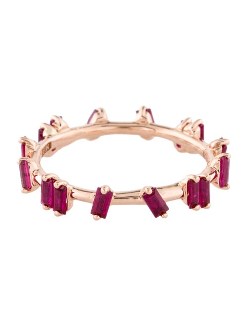 Suzanne Kalan 18K Ruby & Synthetic Ruby Barbwire Ring