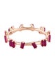 Suzanne Kalan 18K Ruby & Synthetic Ruby Barbwire Ring