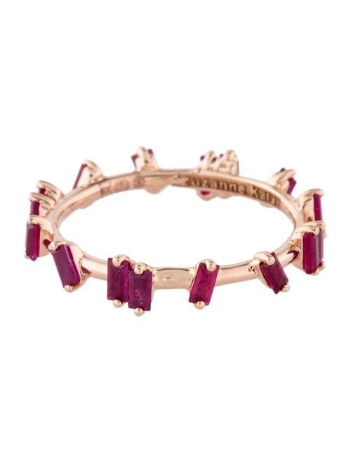 Suzanne Kalan 18K Ruby & Synthetic Ruby Barbwire Ring