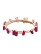 Suzanne Kalan 18K Ruby & Synthetic Ruby Barbwire Ring