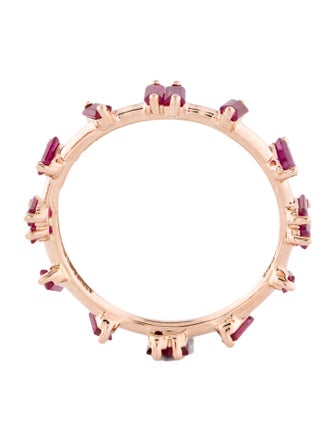 Suzanne Kalan 18K Ruby & Synthetic Ruby Barbwire Ring