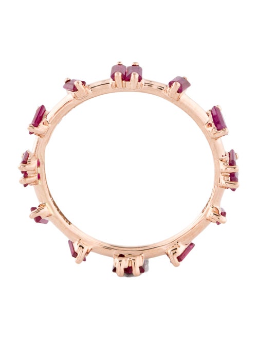 Suzanne Kalan 18K Ruby & Synthetic Ruby Barbwire Ring