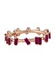 Suzanne Kalan 18K Ruby & Synthetic Ruby Barbwire Ring