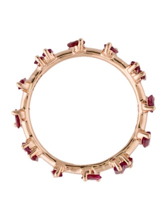 Suzanne Kalan 18K Ruby & Synthetic Ruby Barbwire Ring