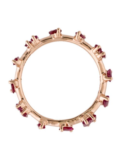 Suzanne Kalan 18K Ruby & Synthetic Ruby Barbwire Ring