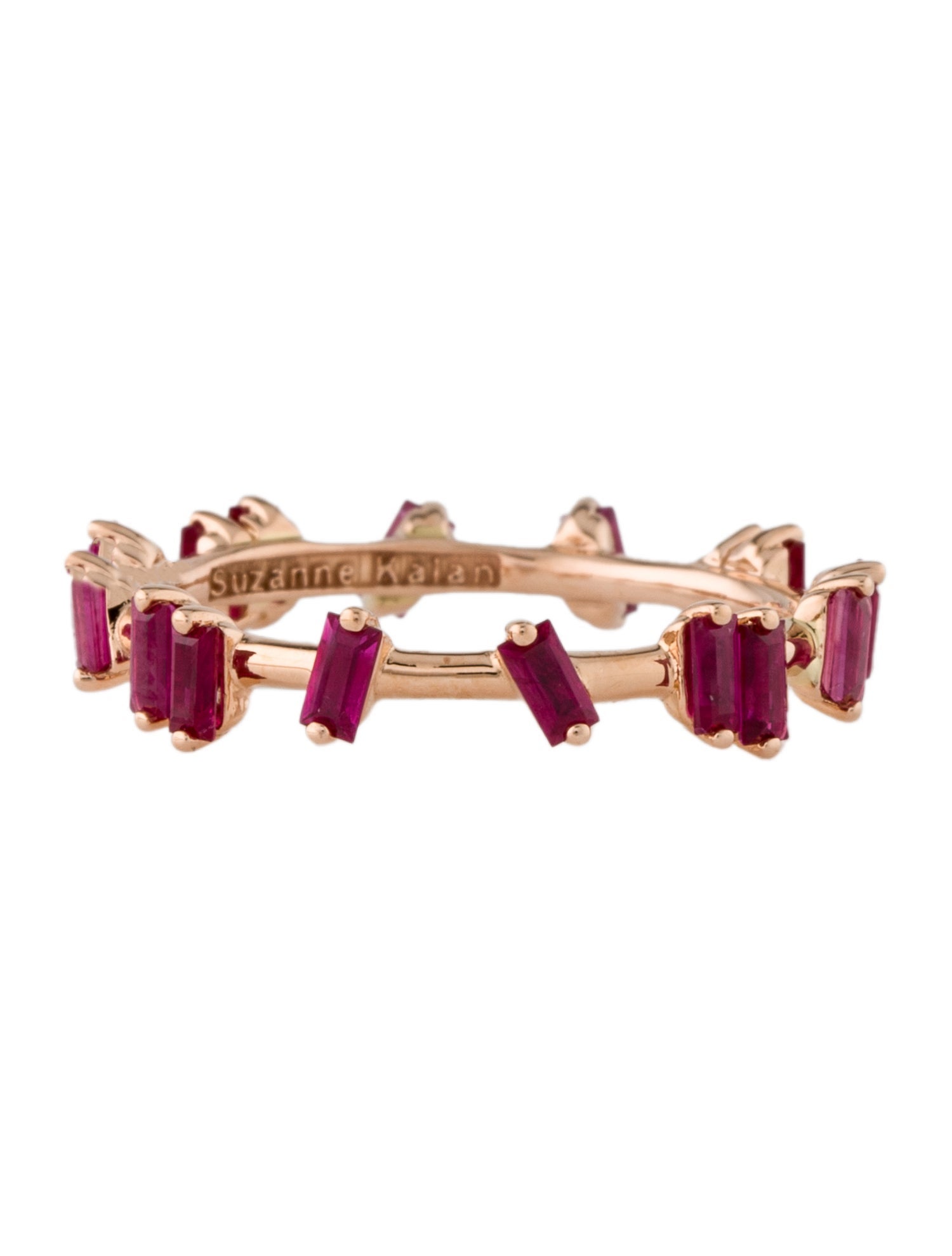 Suzanne Kalan 18K Ruby & Synthetic Ruby Barbwire Ring