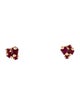 Suzanne Kalan 18K Ruby Stud Earrings
