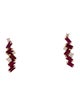 Suzanne Kalan 18K Ruby & Diamond Frenzy Stud Earrings