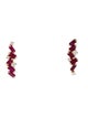 Suzanne Kalan 18K Ruby & Diamond Frenzy Stud Earrings