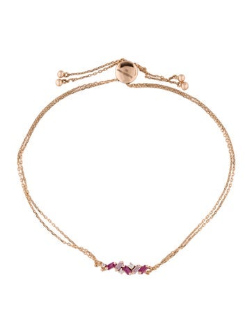 Suzanne Kalan Link 18K Ruby & Sapphire Amalfi Pulley Bracelet