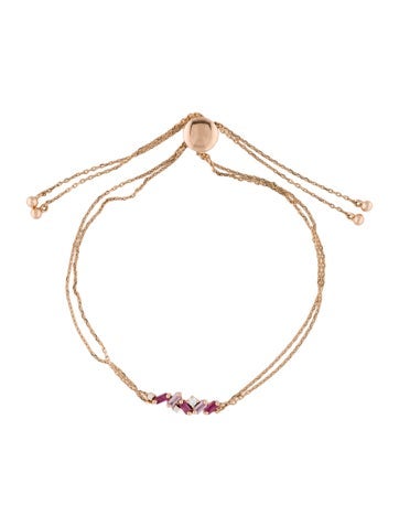 Suzanne Kalan Link 18K Ruby & Sapphire Amalfi Pulley Bracelet