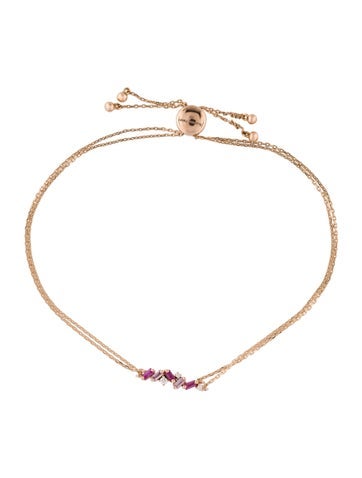 Suzanne Kalan Link 18K Ruby & Sapphire Amalfi Pulley Bracelet