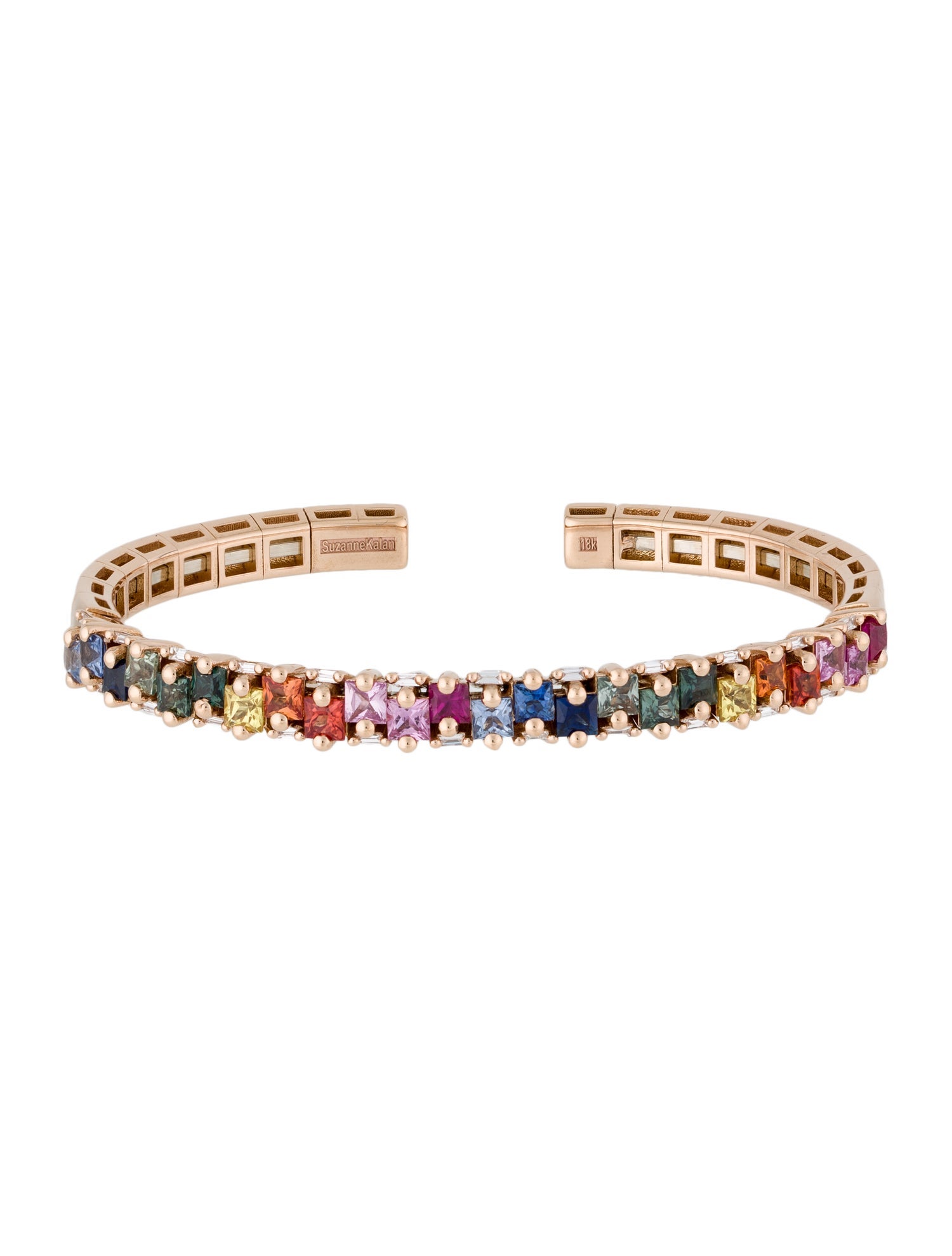 Suzanne Kalan 18K Sapphire & Ruby Cuff