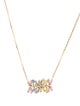 Suzanne Kalan 18K 1.06ctw Sapphire & Diamond Double Row Pendant Necklace