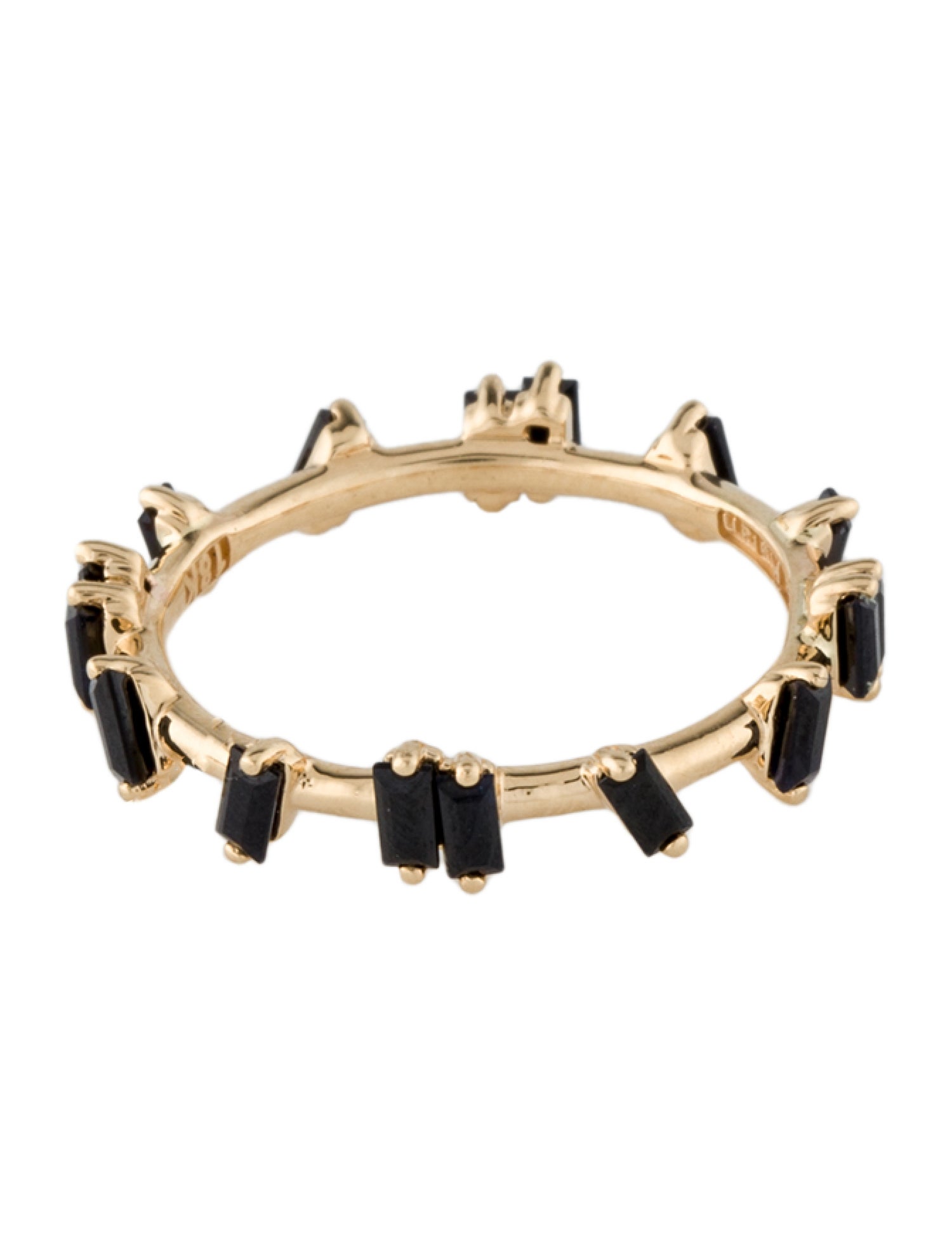 Suzanne Kalan 18K Sapphire Barbwire Band