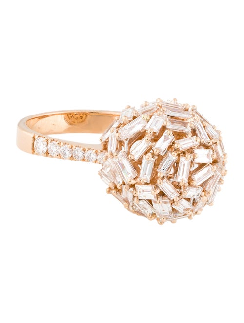 Suzanne Kalan 18K 4.05ctw Diamond Ball Cocktail Ring