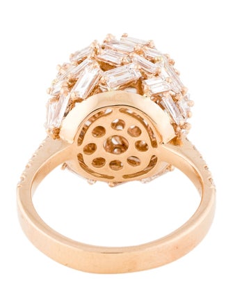 Suzanne Kalan 18K 4.05ctw Diamond Ball Cocktail Ring