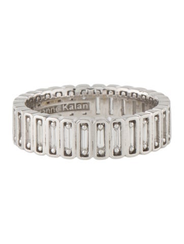Suzanne Kalan Eternity Band 18K 1.02ctw Diamond Inlay 6