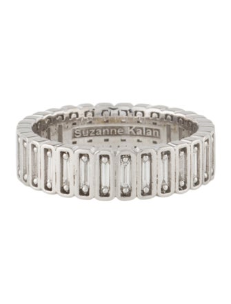 Suzanne Kalan 18K 1.02ctw Diamond Inlay Eternity Band