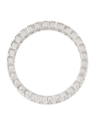 Suzanne Kalan 18K 1.02ctw Diamond Inlay Eternity Band