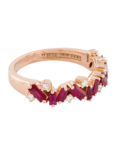 Suzanne Kalan 18K Ruby & Diamond Frenzy Band